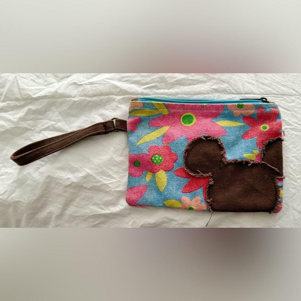 Disney Floral Wristlet
